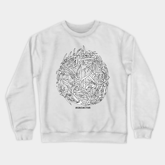 Escobaria by Agacactus Crewneck Sweatshirt by AgaCactus